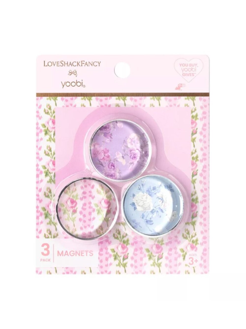 LoveShackFancy x Target - Yoobi 3pk Magnet Set